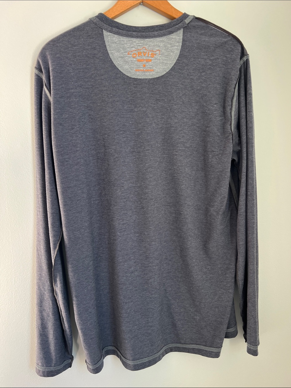 Orvis | Women’s Long-Sleeve Crew Tee in Slate Lightweight Casual #0X77 Size M - Picture 9 of 16